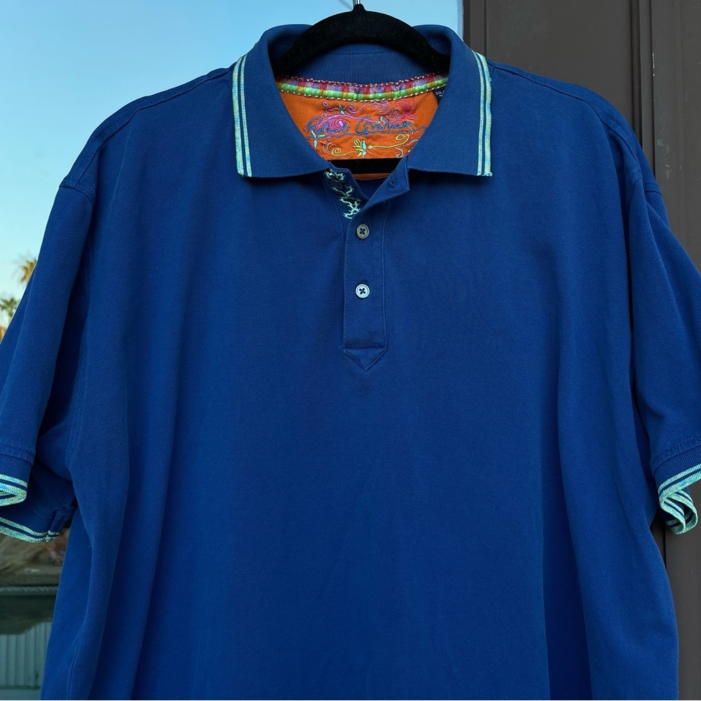 Robert Graham Blue Polo 3XL